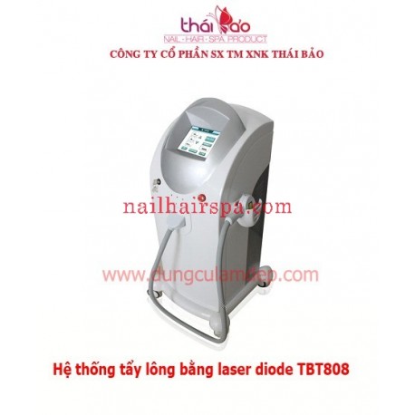 Hệ thống tẩy lông bằng laser diode TBT808