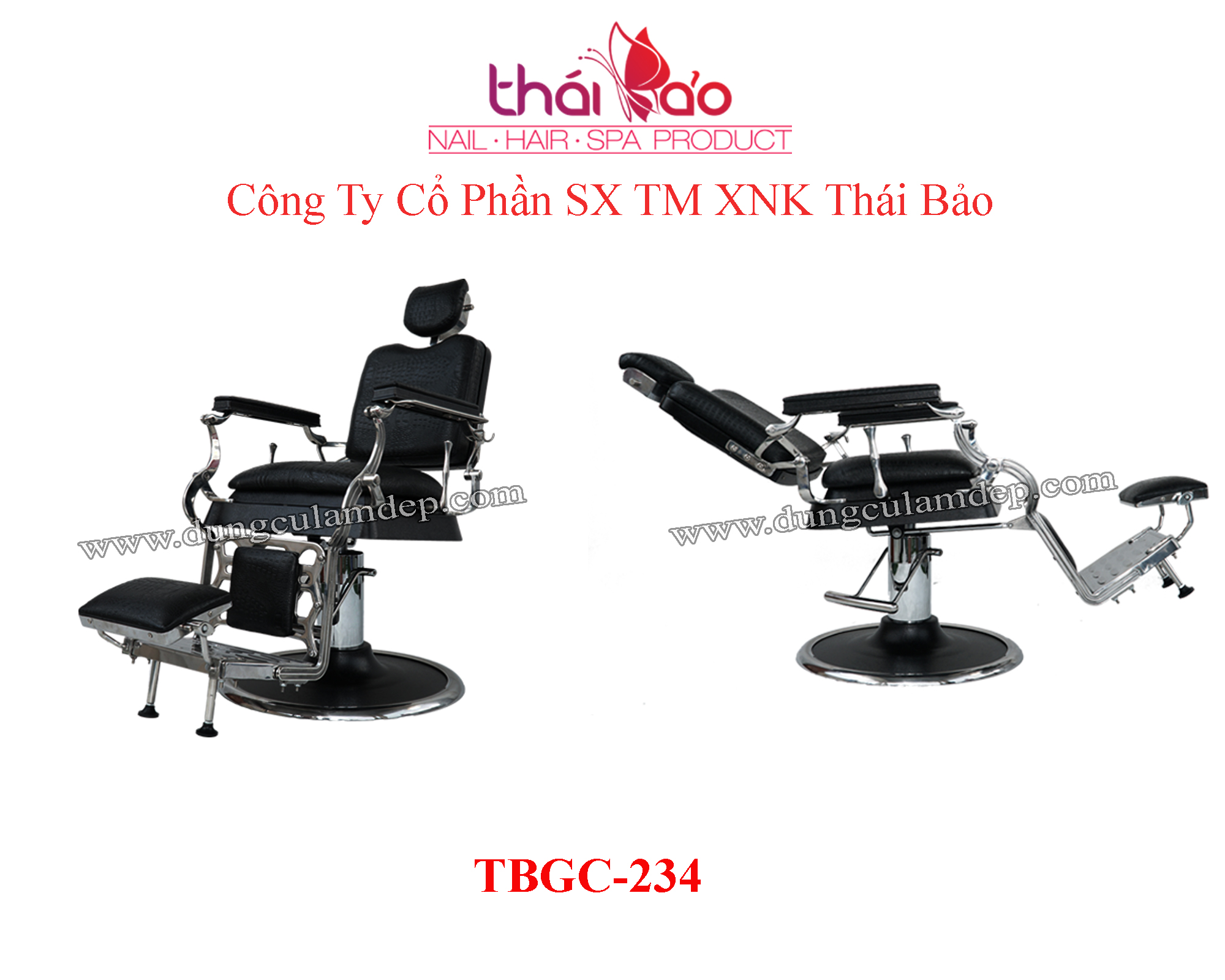 Ghế cắt tóc chuyên Barbershop BX99